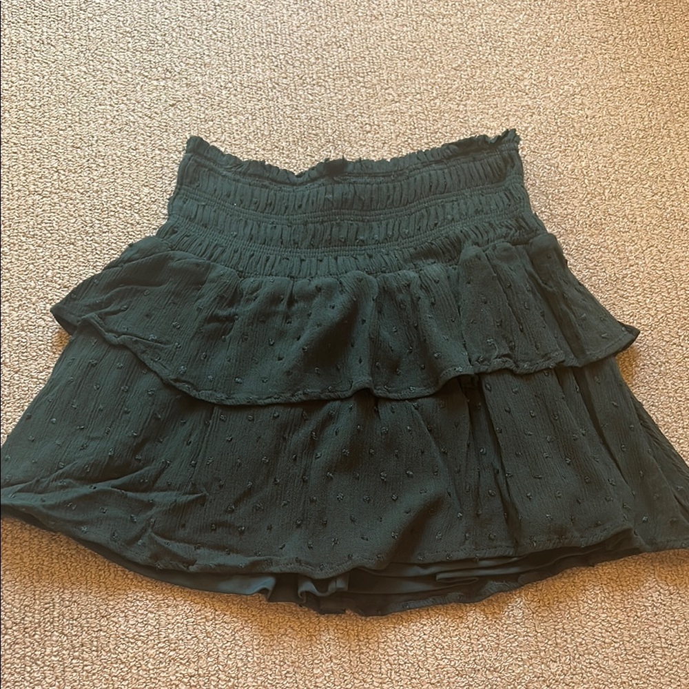 Altar’d State Green Mini Skirt